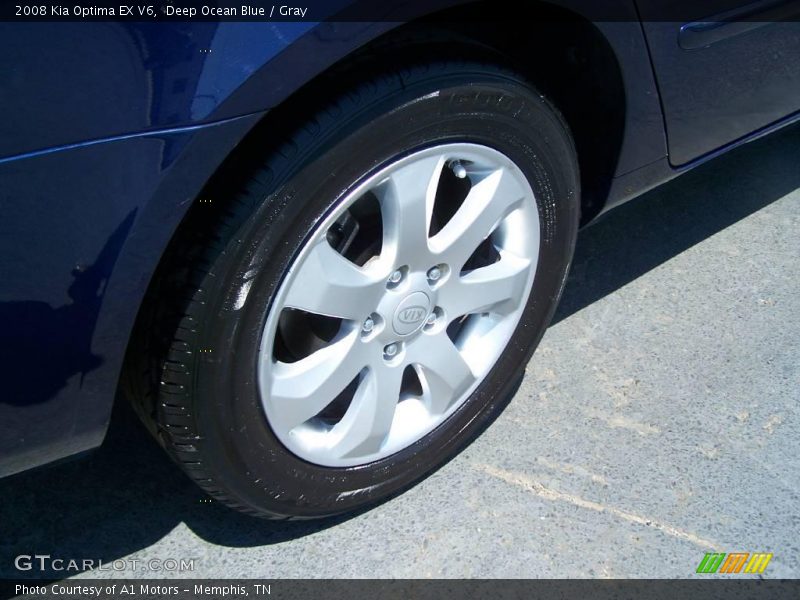 Deep Ocean Blue / Gray 2008 Kia Optima EX V6