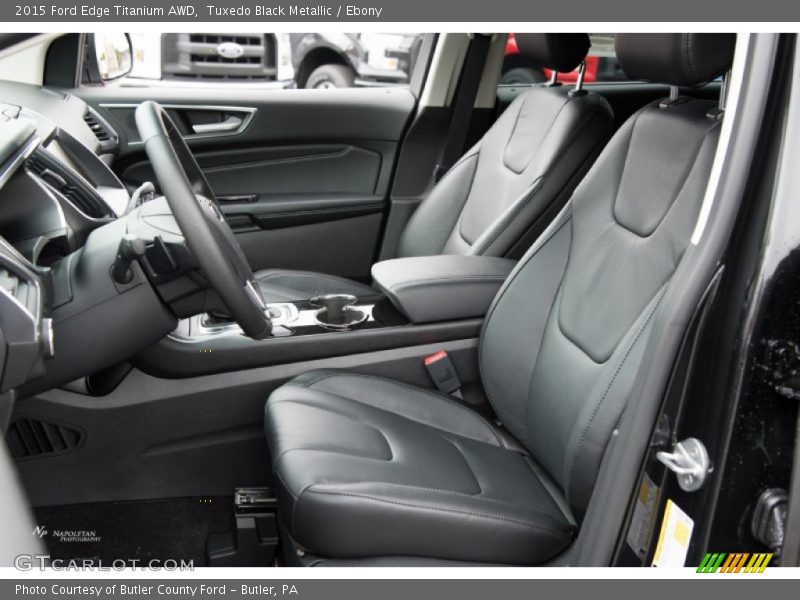 Front Seat of 2015 Edge Titanium AWD