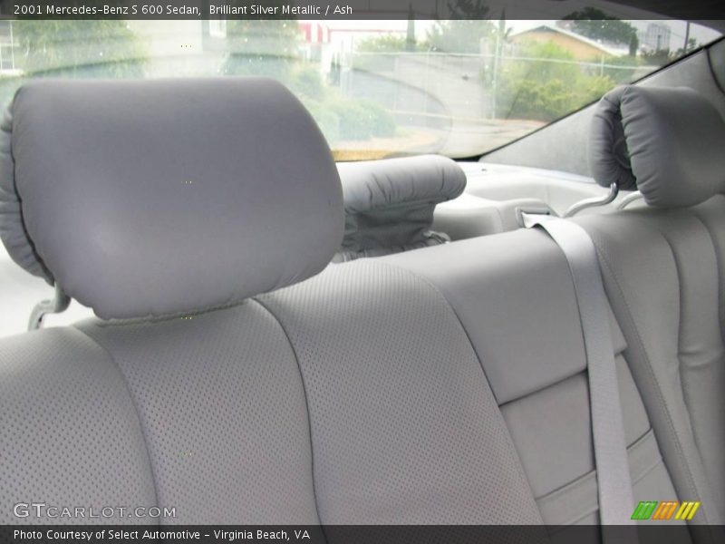 Brilliant Silver Metallic / Ash 2001 Mercedes-Benz S 600 Sedan