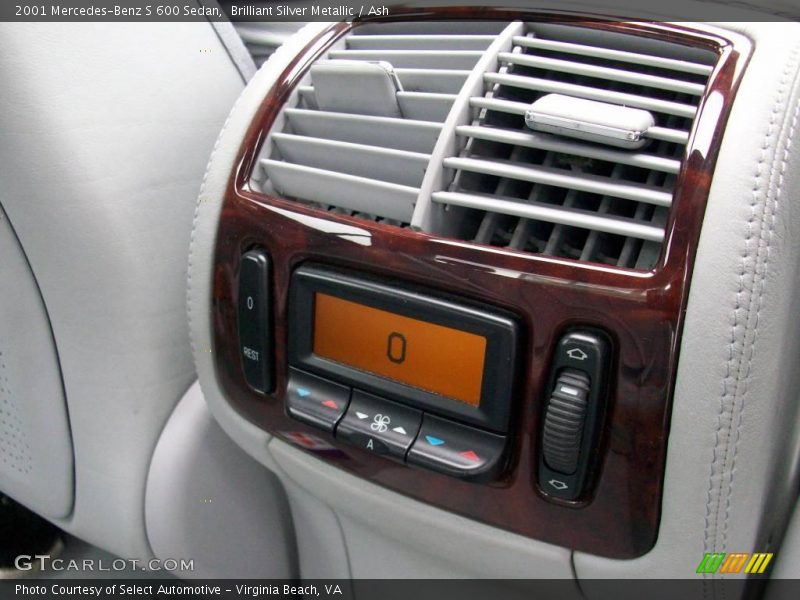 Brilliant Silver Metallic / Ash 2001 Mercedes-Benz S 600 Sedan