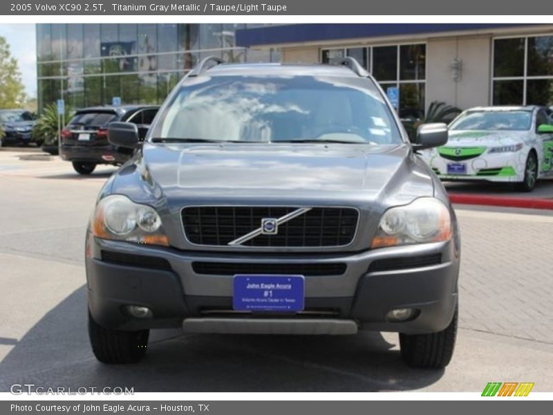 Titanium Gray Metallic / Taupe/Light Taupe 2005 Volvo XC90 2.5T