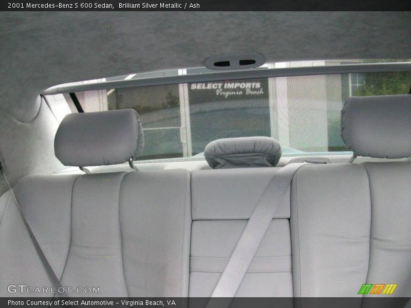 Brilliant Silver Metallic / Ash 2001 Mercedes-Benz S 600 Sedan