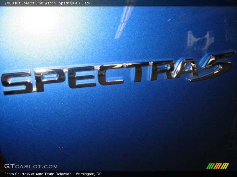 Spark Blue / Black 2008 Kia Spectra 5 SX Wagon
