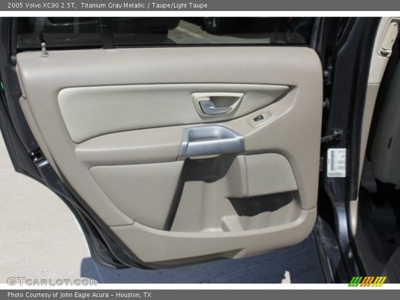 Titanium Gray Metallic / Taupe/Light Taupe 2005 Volvo XC90 2.5T