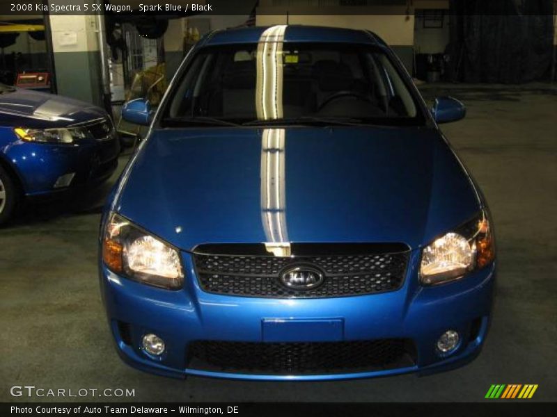 Spark Blue / Black 2008 Kia Spectra 5 SX Wagon