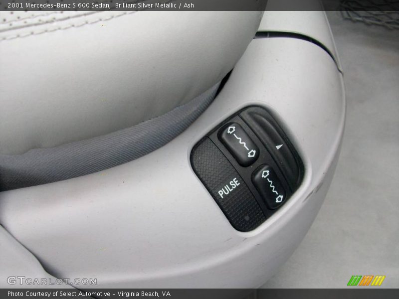 Brilliant Silver Metallic / Ash 2001 Mercedes-Benz S 600 Sedan