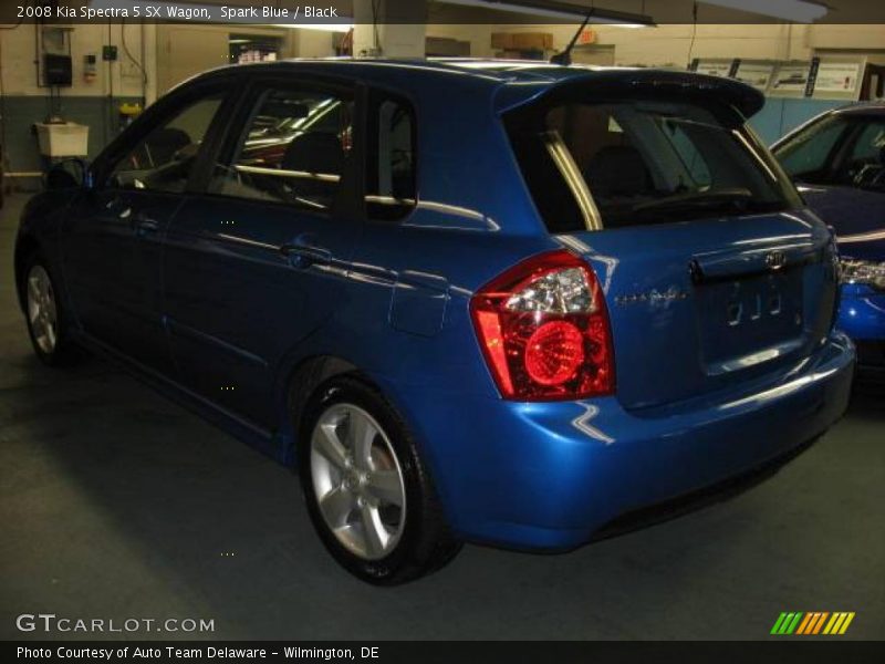 Spark Blue / Black 2008 Kia Spectra 5 SX Wagon
