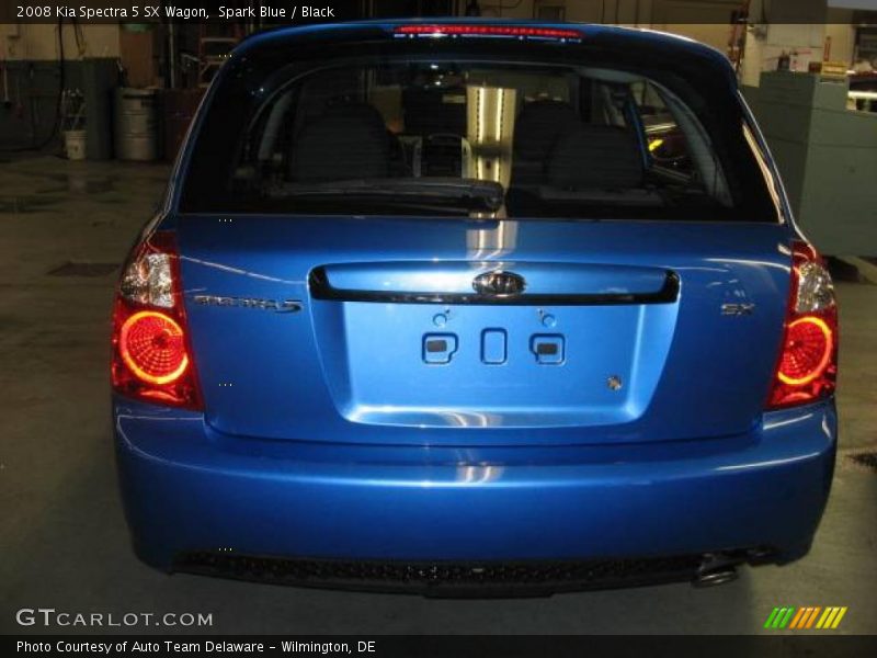 Spark Blue / Black 2008 Kia Spectra 5 SX Wagon