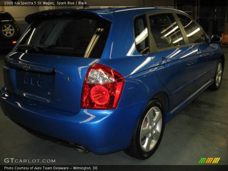 Spark Blue / Black 2008 Kia Spectra 5 SX Wagon