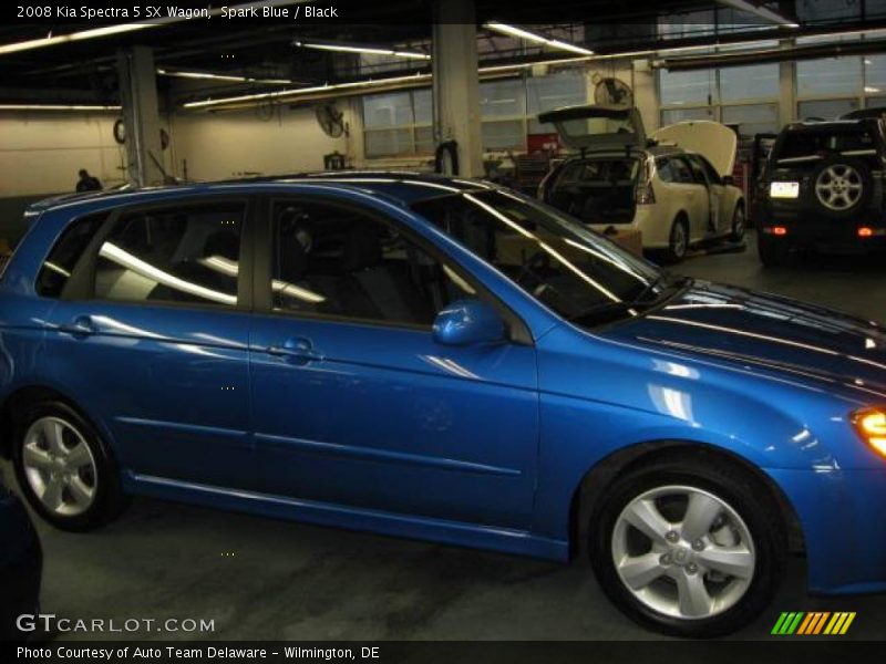 Spark Blue / Black 2008 Kia Spectra 5 SX Wagon