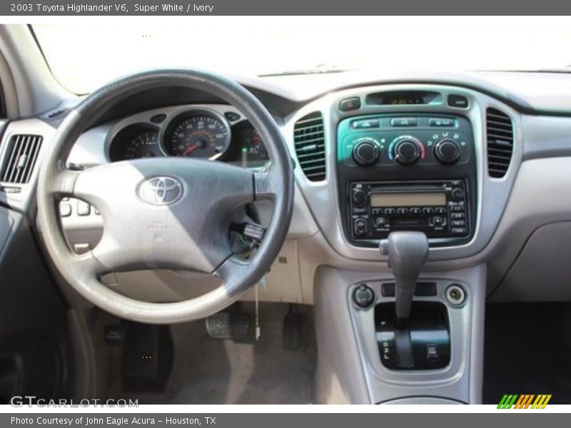 Super White / Ivory 2003 Toyota Highlander V6