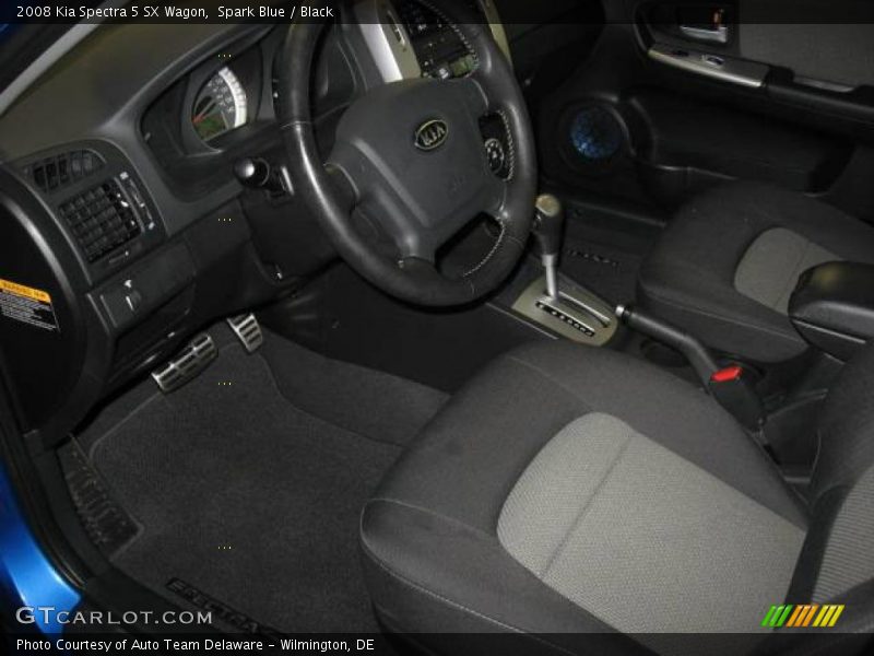 Spark Blue / Black 2008 Kia Spectra 5 SX Wagon