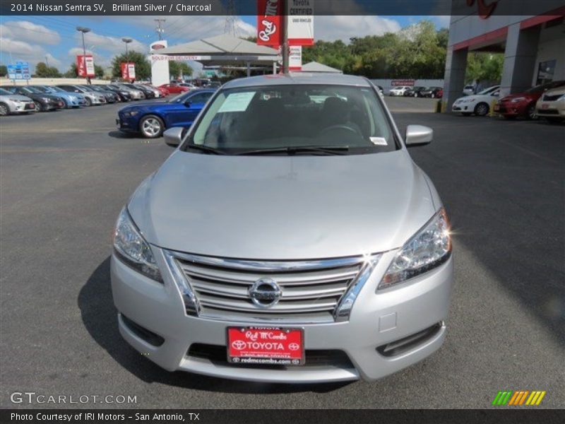 Brilliant Silver / Charcoal 2014 Nissan Sentra SV