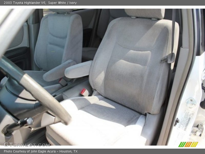 Super White / Ivory 2003 Toyota Highlander V6