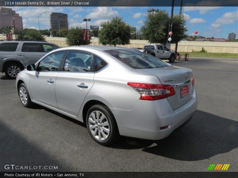 Brilliant Silver / Charcoal 2014 Nissan Sentra SV