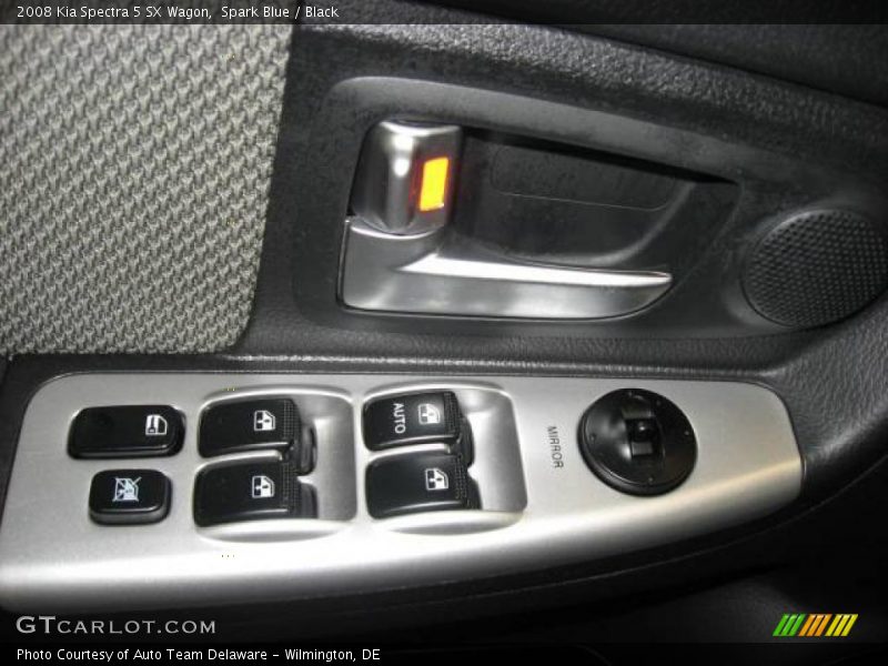 Spark Blue / Black 2008 Kia Spectra 5 SX Wagon