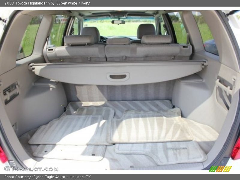 Super White / Ivory 2003 Toyota Highlander V6