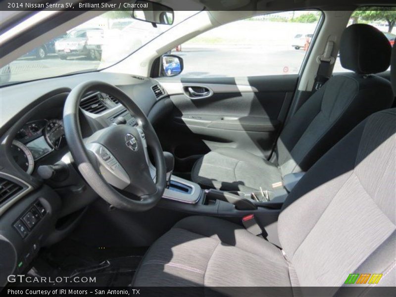 Brilliant Silver / Charcoal 2014 Nissan Sentra SV