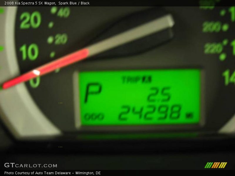 Spark Blue / Black 2008 Kia Spectra 5 SX Wagon