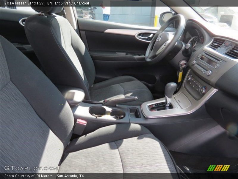 Brilliant Silver / Charcoal 2014 Nissan Sentra SV
