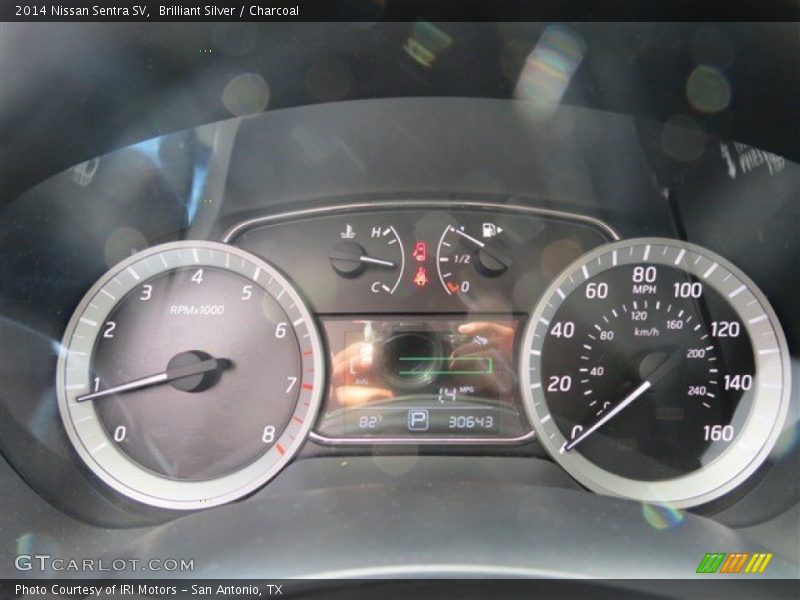 Brilliant Silver / Charcoal 2014 Nissan Sentra SV