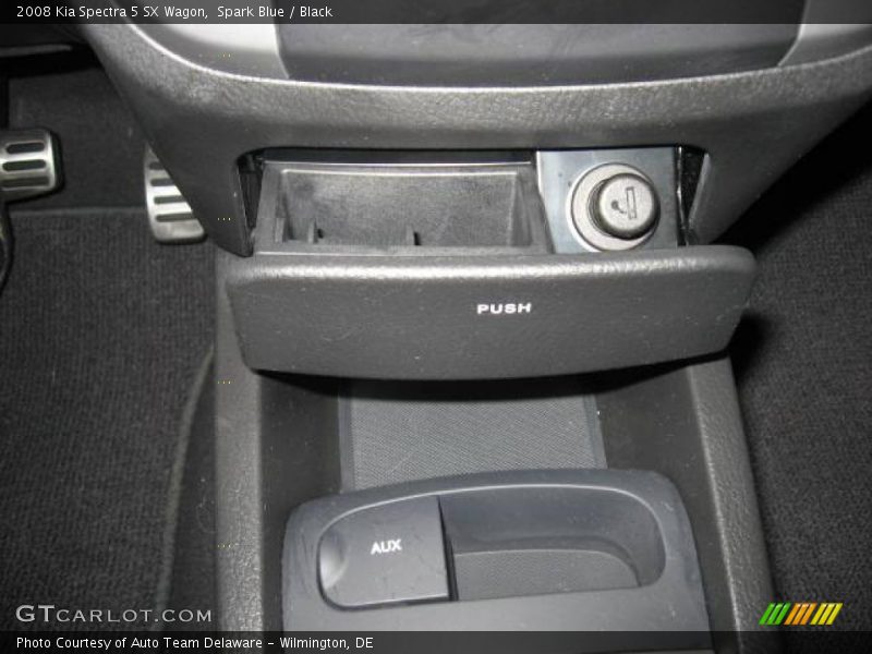 Spark Blue / Black 2008 Kia Spectra 5 SX Wagon