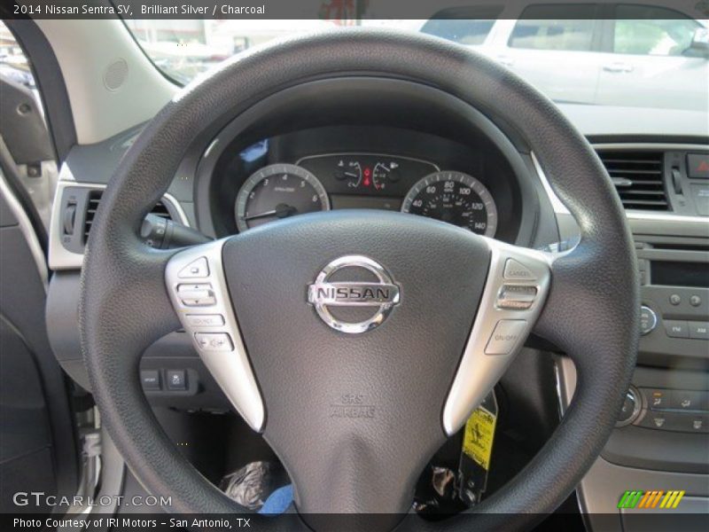 Brilliant Silver / Charcoal 2014 Nissan Sentra SV