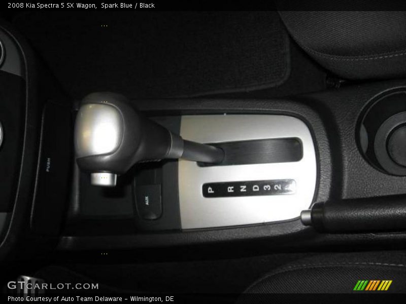 Spark Blue / Black 2008 Kia Spectra 5 SX Wagon