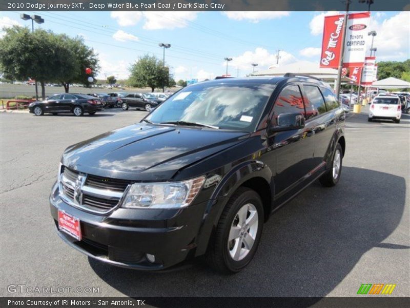 Deep Water Blue Pearl Coat / Dark Slate Gray 2010 Dodge Journey SXT