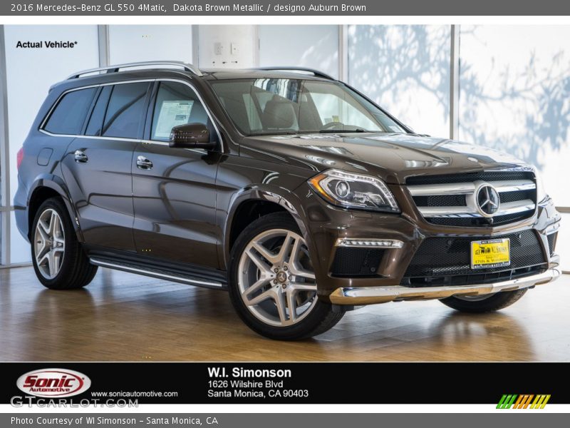 Dakota Brown Metallic / designo Auburn Brown 2016 Mercedes-Benz GL 550 4Matic