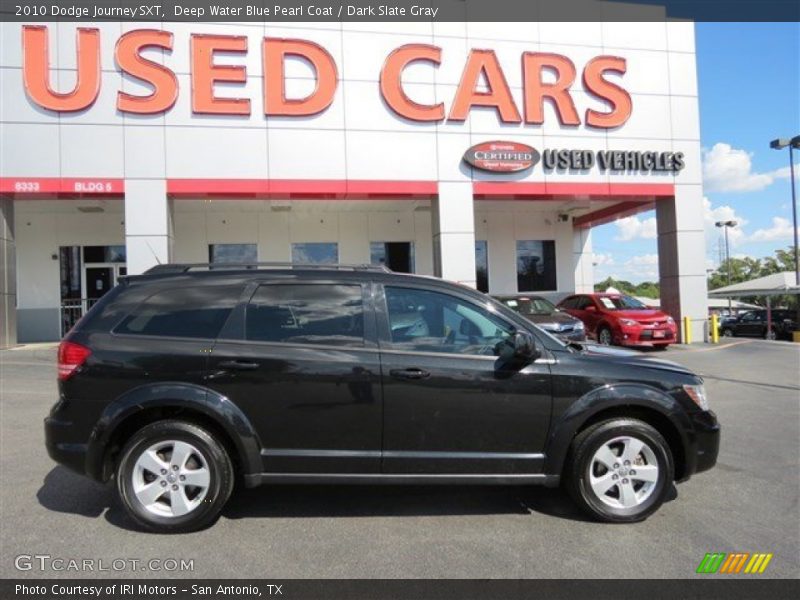 Deep Water Blue Pearl Coat / Dark Slate Gray 2010 Dodge Journey SXT