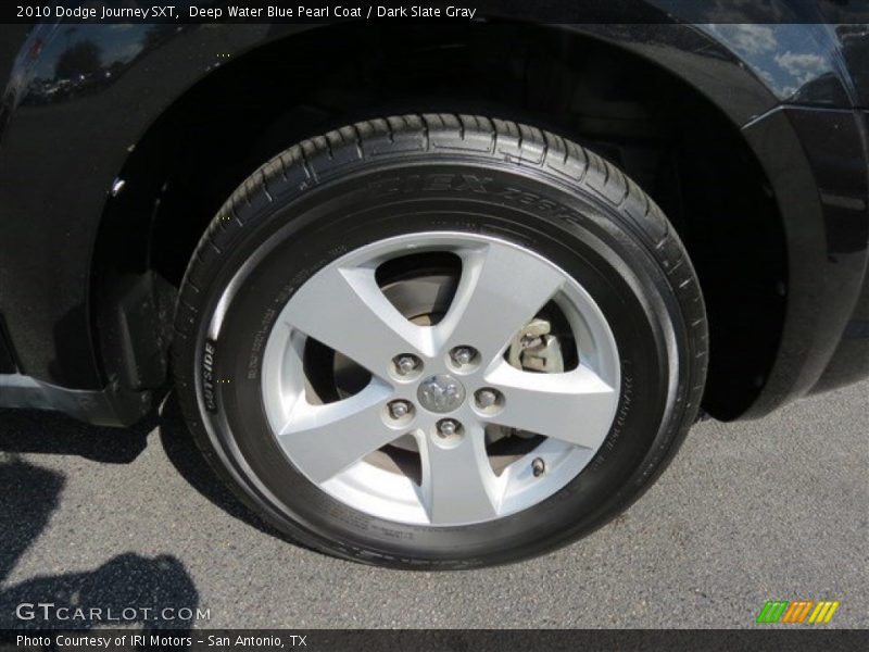 Deep Water Blue Pearl Coat / Dark Slate Gray 2010 Dodge Journey SXT