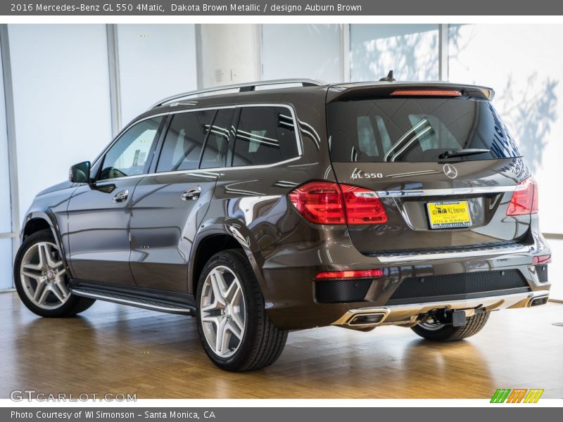 Dakota Brown Metallic / designo Auburn Brown 2016 Mercedes-Benz GL 550 4Matic
