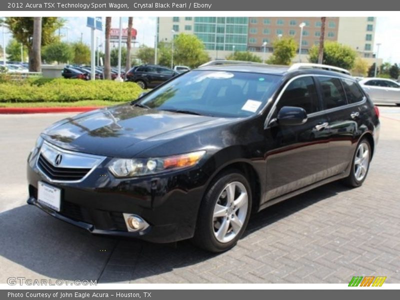 Crystal Black Pearl / Ebony 2012 Acura TSX Technology Sport Wagon
