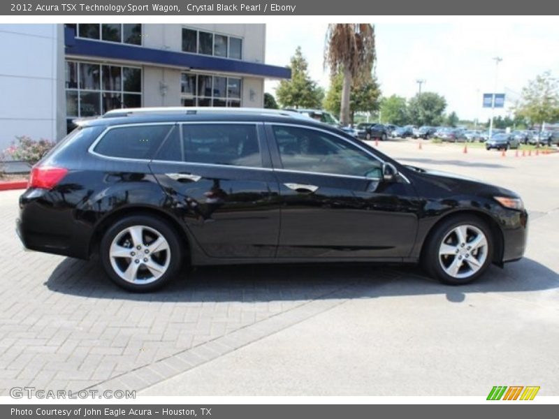 Crystal Black Pearl / Ebony 2012 Acura TSX Technology Sport Wagon