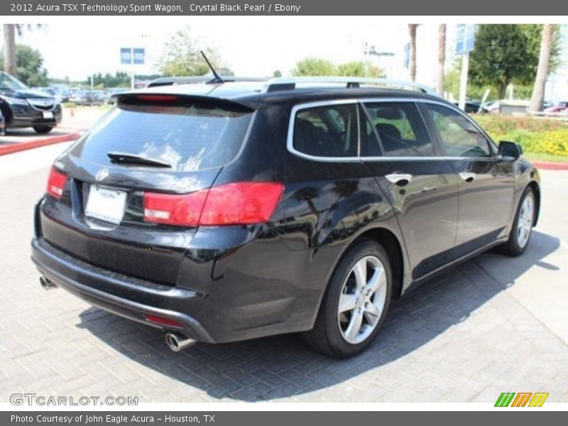Crystal Black Pearl / Ebony 2012 Acura TSX Technology Sport Wagon