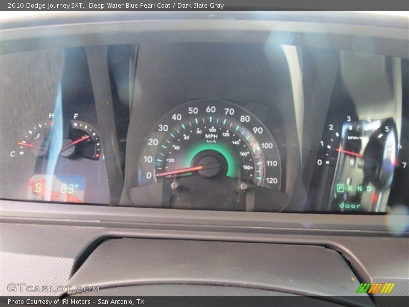 Deep Water Blue Pearl Coat / Dark Slate Gray 2010 Dodge Journey SXT