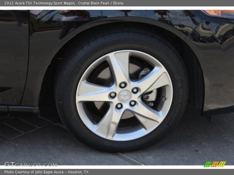 Crystal Black Pearl / Ebony 2012 Acura TSX Technology Sport Wagon