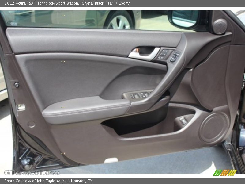Crystal Black Pearl / Ebony 2012 Acura TSX Technology Sport Wagon