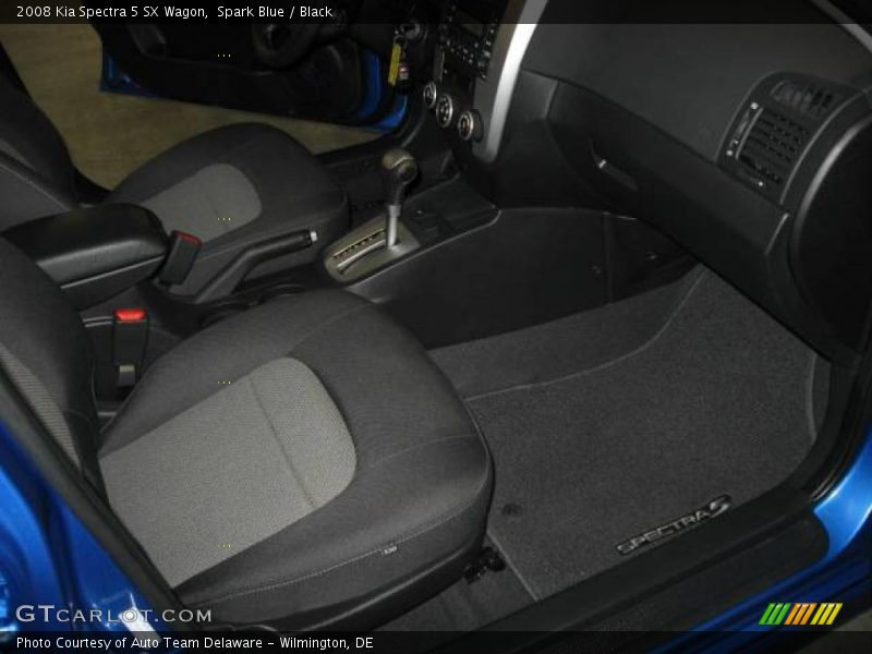 Spark Blue / Black 2008 Kia Spectra 5 SX Wagon