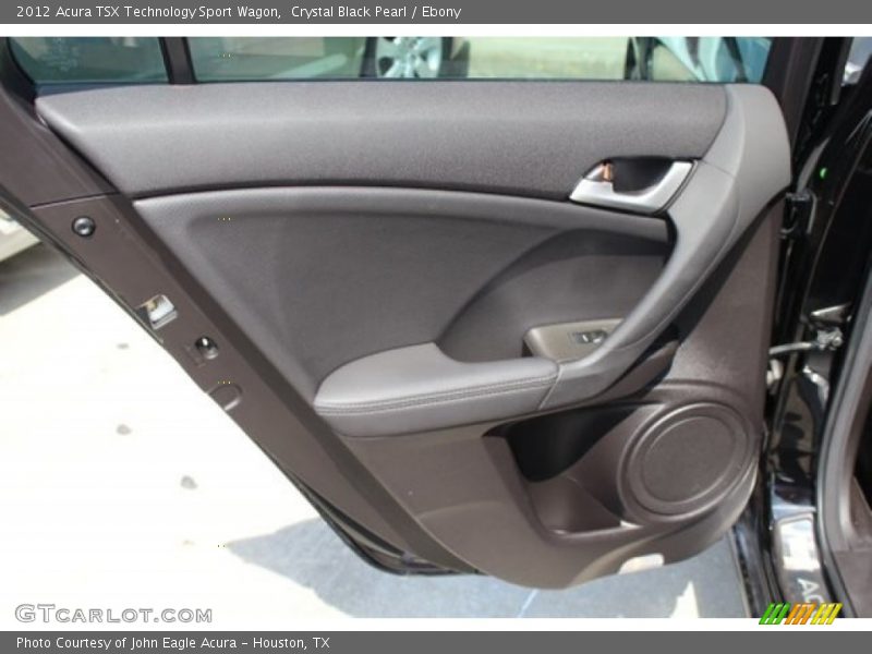 Crystal Black Pearl / Ebony 2012 Acura TSX Technology Sport Wagon