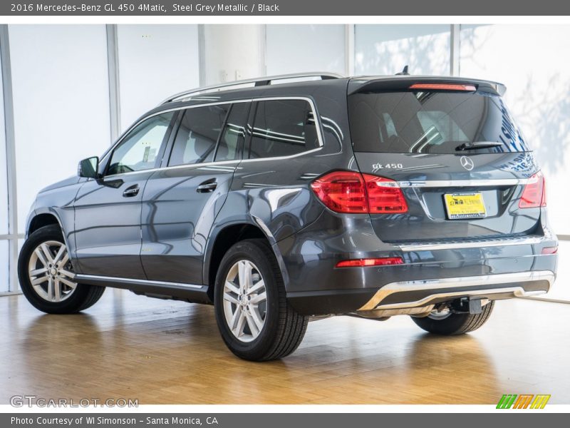 Steel Grey Metallic / Black 2016 Mercedes-Benz GL 450 4Matic