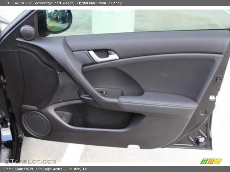 Crystal Black Pearl / Ebony 2012 Acura TSX Technology Sport Wagon