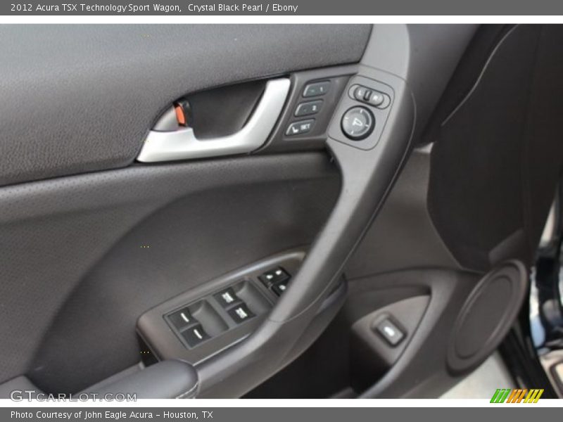 Crystal Black Pearl / Ebony 2012 Acura TSX Technology Sport Wagon