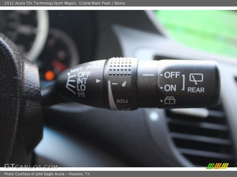 Crystal Black Pearl / Ebony 2012 Acura TSX Technology Sport Wagon