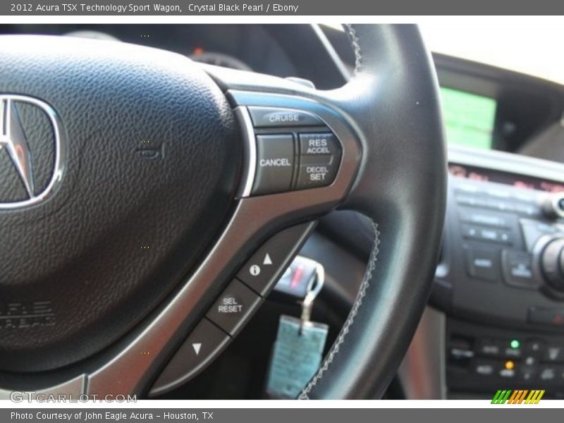 Crystal Black Pearl / Ebony 2012 Acura TSX Technology Sport Wagon