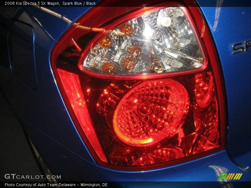 Spark Blue / Black 2008 Kia Spectra 5 SX Wagon