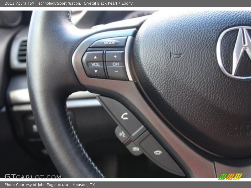 Crystal Black Pearl / Ebony 2012 Acura TSX Technology Sport Wagon