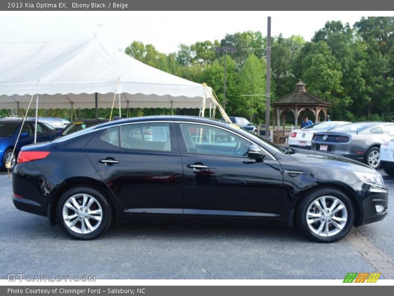 Ebony Black / Beige 2013 Kia Optima EX