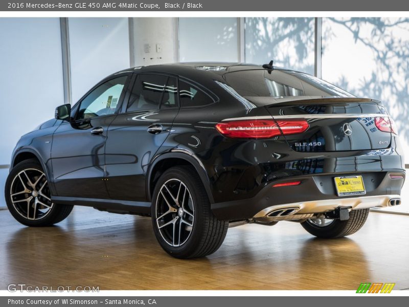 Black / Black 2016 Mercedes-Benz GLE 450 AMG 4Matic Coupe